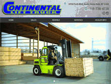 Tablet Screenshot of cltlifttrucks.com